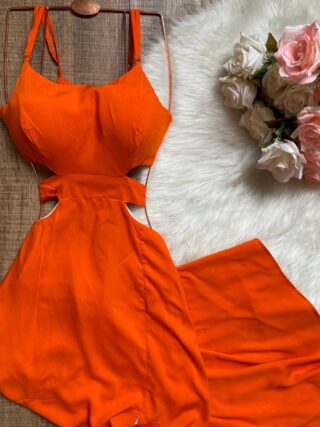 semprelindaloja com br vestido longo flavia viscolinho laranja 1