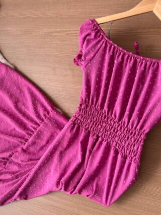 semprelindaloja com br vestido longo malu pipoca rosa chiclete 3