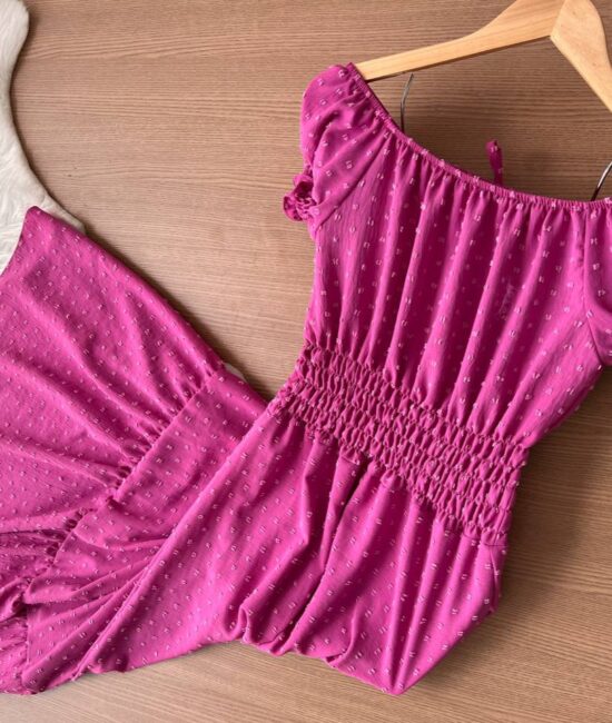 semprelindaloja com br vestido longo malu pipoca rosa chiclete 3