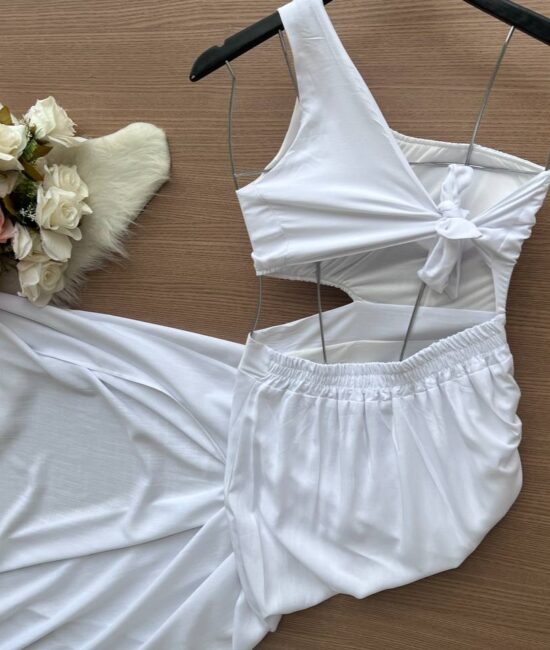 Vestido Longo Mula Manca Maitê - Branco - Sempre Linda Loja