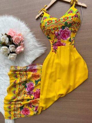 semprelindaloja com br vestido longo maiara estampado fundo amarelo modelo 1 5