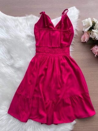 Vestido Maria Viscolinho – Pink - Sempre Linda Loja