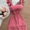 Vestido Curto Alice – Rose - Sempre Linda Loja