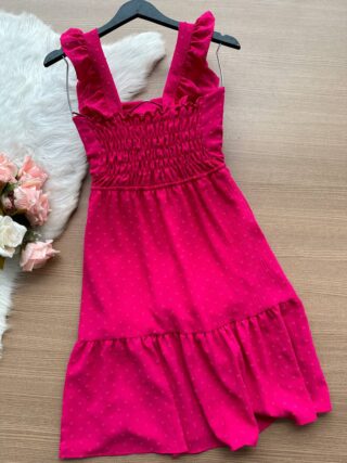 Vestido Curto Alice – Pink - Sempre Linda Loja