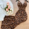 Vestido Longo Helena – Animal Print - Sempre Linda Loja