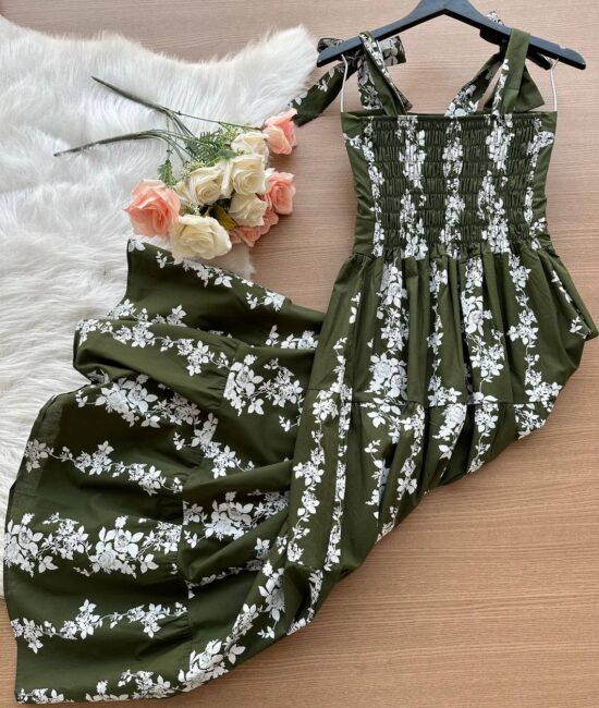 Vestido Longo Floribella com Amarração no Ombro Preto - Estampado - Sempre Linda Loja